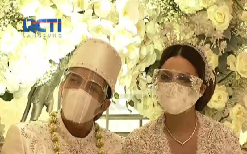 Atta Halilintar dan Aurel menikah Sabtu (3/4/2021)./Istimewa