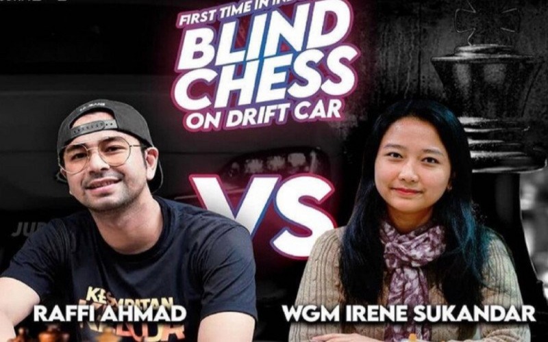  Wah! Raffi Ahmad Bermain Remis Lawan Grand Master Irene Sukandar