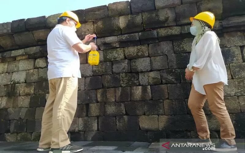  Minyak Atsiri Resmi Jadi Bahan Perawatan Candi Borobudur