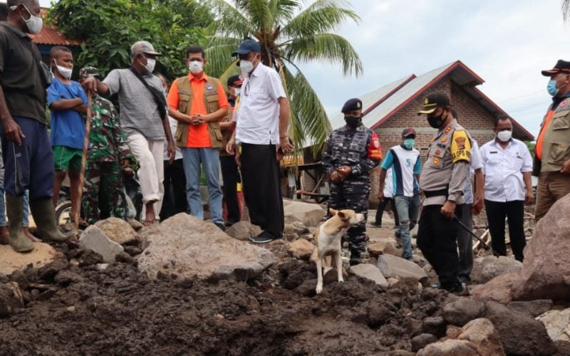  Intensifkan Pencarian Korban Bencana NTT, BNPB Terjunkan SAR Dog