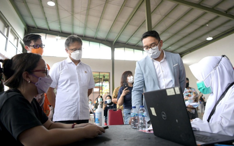  Ada Dukungan Swasta, Jabar Targetkan Peningkatan Vaksinasi