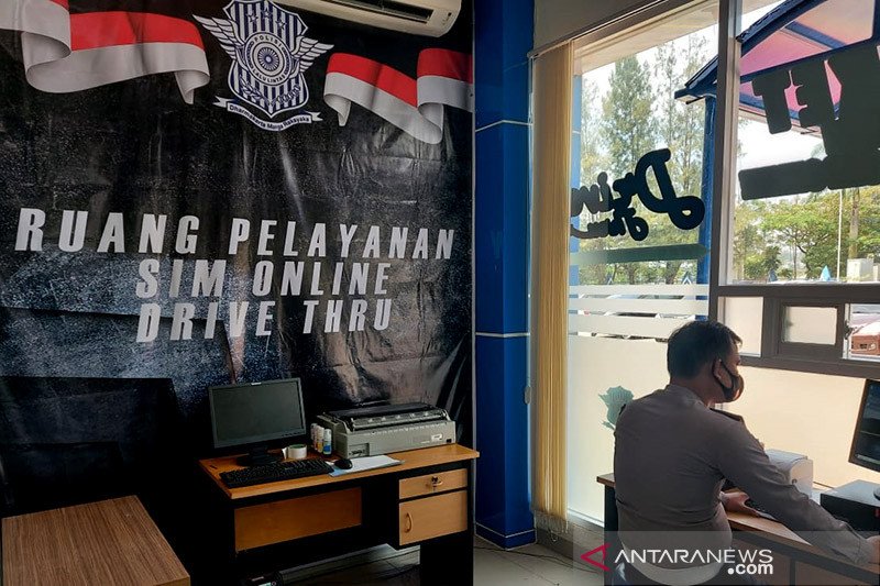 Ruang pelayann SIM Online./Antaranews