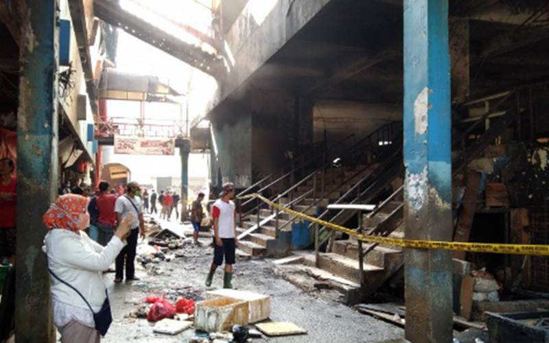  Blok C Pasar Minggu Kebakaran, Pedagang Rugi Ratusan Juta Rupiah