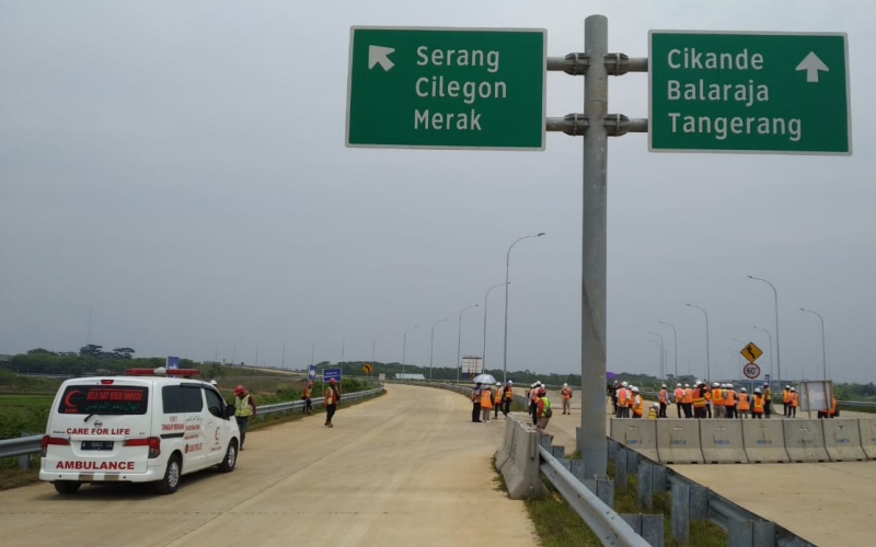  Konstruksi Tol Serang-Panimbang Seksi 1 Rampung Bulan Ini