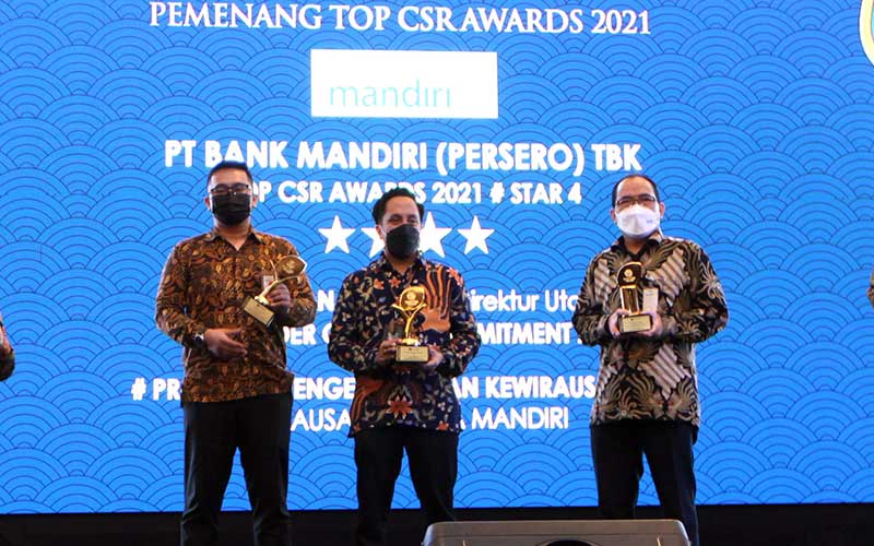  Bank Mandiri Raih Penghargaan Top CSR Award