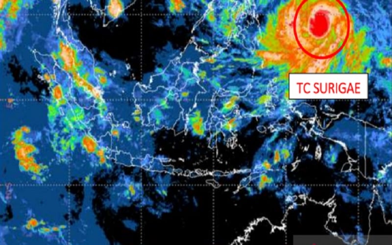  Waspadai Siklon Tropis Surigae, BNPB Minta 9 Provinsi Ini Siaga