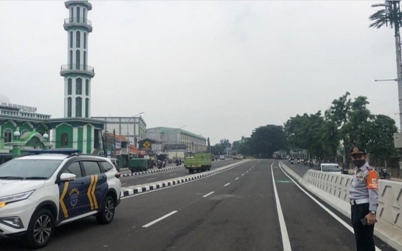 Jalan layang Cakung akan diuji coba perdana mulai 19 April 2021./Istimewa-Sudin Perhubungan Jakarta Timur