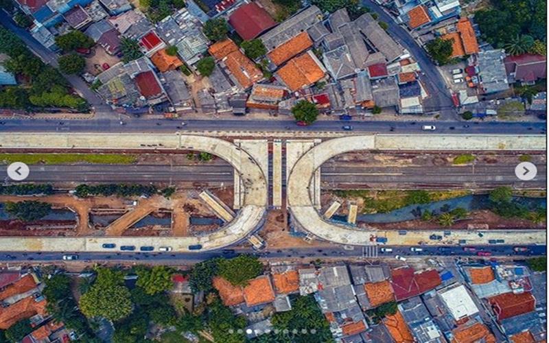  PELEBARAN JALAN FLY OVER LENTENG AGUNG   : DKI Sulit Bebaskan Lahan