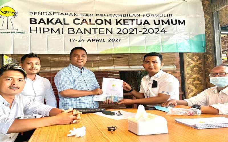  Ambil Formulir Caketum Hipmi Banten, Ini Gagasan Rifky Hermiansyah