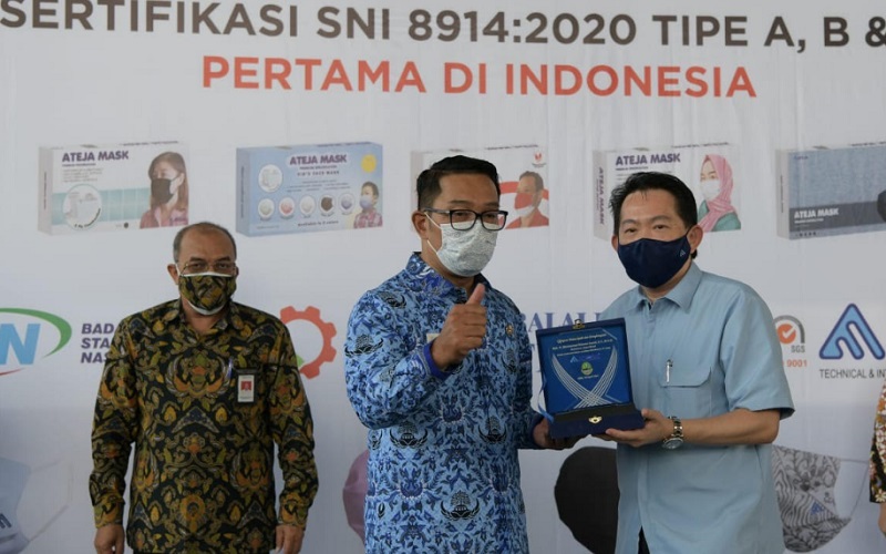  Bisa Bunuh Virus dalam 30 Menit, Masker Ateja Raih SNI