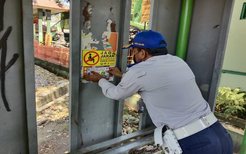  Cegah Kerumunan Pulang Sekolah, Dishub Kota Malang Tata Halte