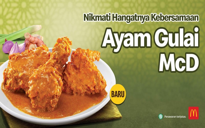  McDonalds Indonesia Hadirkan Menu Baru Ayam Saus Gulai Edisi Ramadan