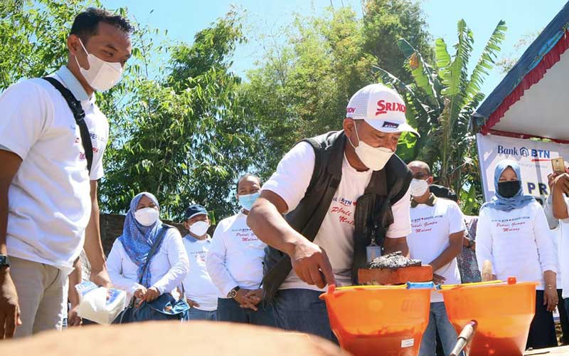  Bank BTN Berikan Bantuan Dalam Bentuk Renovasi Untuk Korban Gempa di Malang