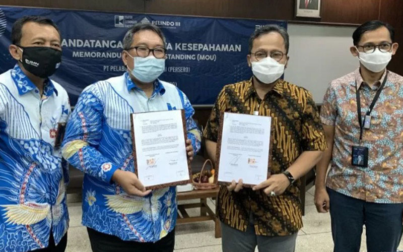  Kolaborasi BUMN Pelindo III & Indra Karya, Ini Bidang Kerja Samanya