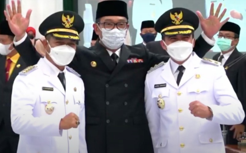  Ridwan Kamil Minta Pasangan Dadang Supriatna-Syahrul Gunawan Kompak