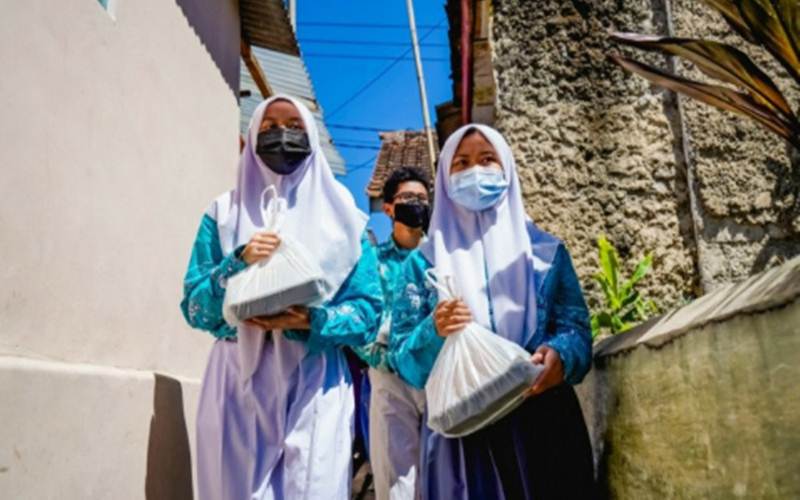  514.079 Siswa Jawa Barat Berbagi Makanan dengan Sesama