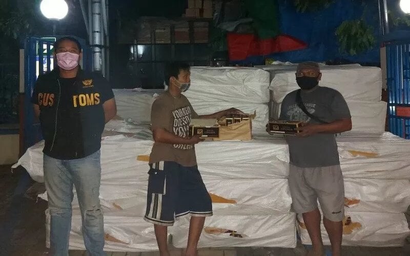  600.000 Rokok Ilegal Asal Kudus Ditegah Bea Cukai