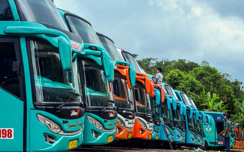  Pemerintah Tetapan Larangan Mudik, Pengusaha Bus Berpotensi Rugi Puluhan Miliar Rupiah
