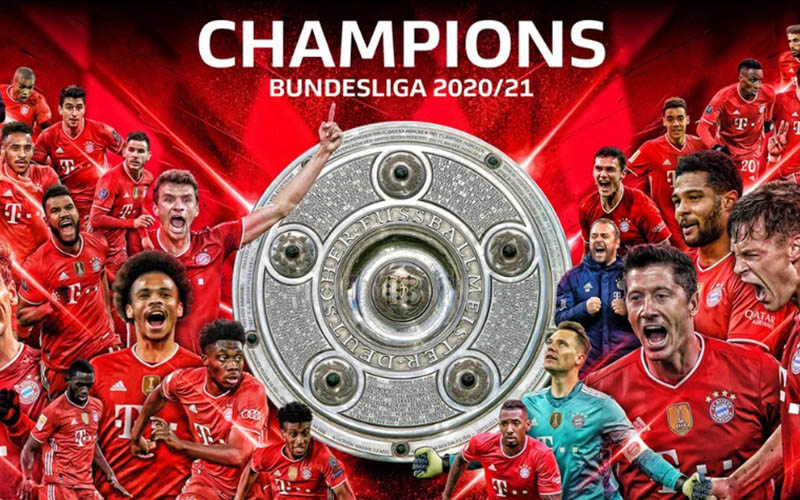 Bayern Munchen juara Bundesliga musim 2020-2021./Bundesliga.com