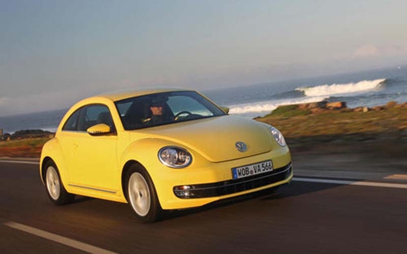 Ilustrasi VW Beetle kuning. /newsroom VW