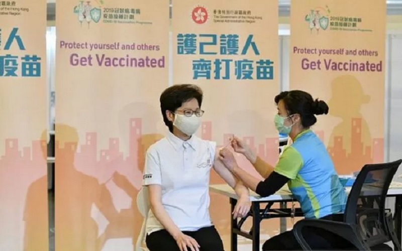 Masyarakat Tak Percaya Pemerintah, Vaksinasi Hong Kong Tertinggal
