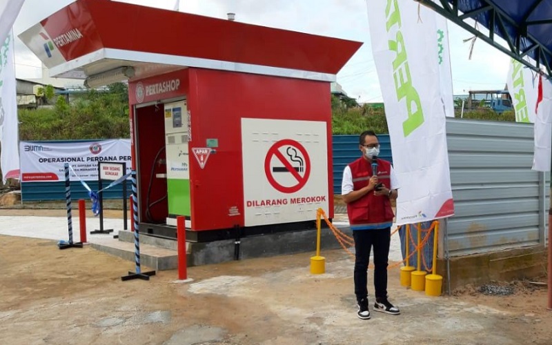  Perluas Distribusi, Pertamina Resmikan Pertashop Perdana di Sei Lokap