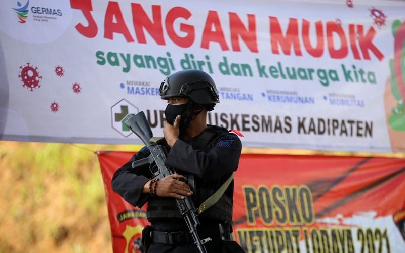  Penyekatan Larangan Mudik Lebaran di Sumedang Diklaim Kondusif dan Efektif