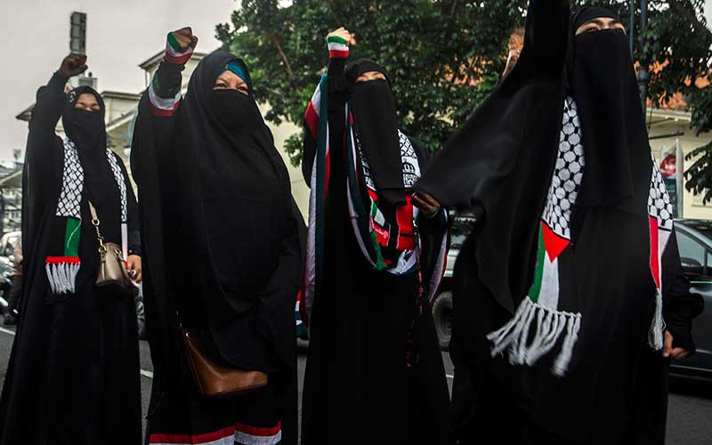  Umat Islam di Bandung Gelar Aksi Solidaritas Palestina