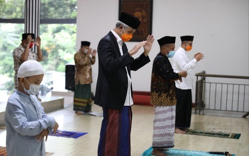  Idulfitri-Kenaikan Isa Almasih Bersamaan, Ganjar: Berkah Indonesia