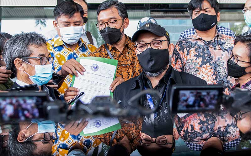  75 Pegawai KPK Yang Dinonaktifkan Laporkan Dewas KPK Indriyanto Seno Adji