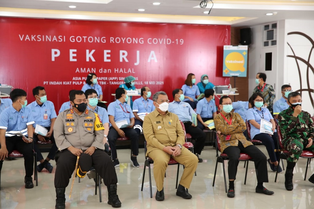  Awali Vaksinasi Gotong Royong, Sinar Mas Vaksinasi Ribuan Karyawan