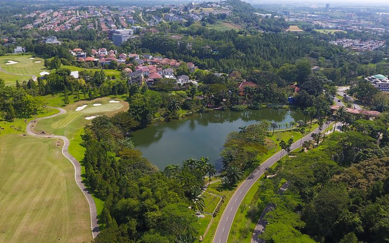 Pemandangan Danau Teratau di kawasan Sentul City, Kabupaten Bogor./sentulcity.co.id