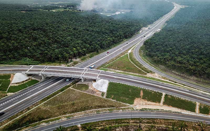  Proyek Tol Pekanbaru-Bangkinang Libatkan Banyak Kontraktor Lokal