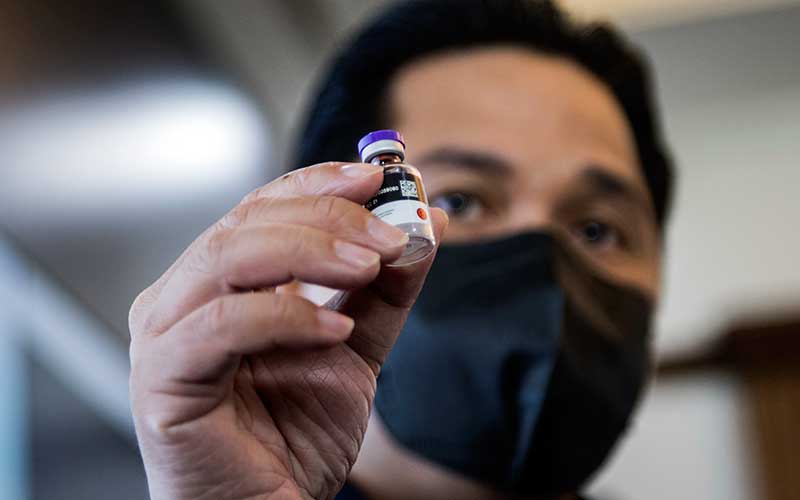  Erick Thohir Sediakan Vaksin Gotong Royong untuk 12,5 Juta Orang