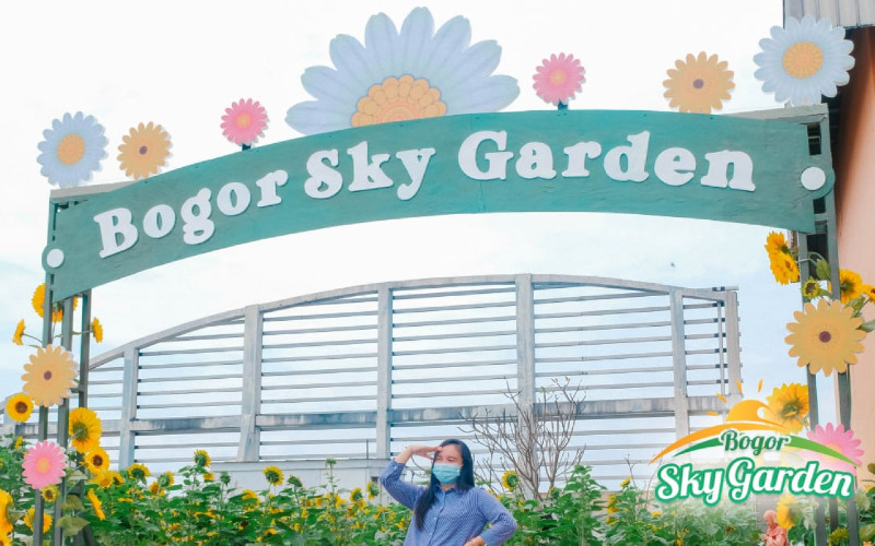  Mal BTM Hadirkan Kebun Bunga Matahari Lewat Bogor Sky Garden