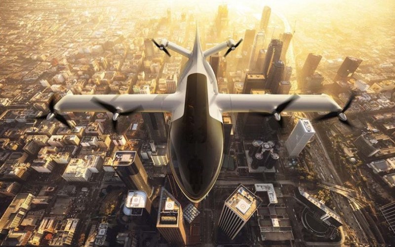 Rancangan pesawat listrik yang dilengkapi electric propultion unit (EPU) yang akan dikembangkan Honeywell bersama Denso./ANTARA-Denso