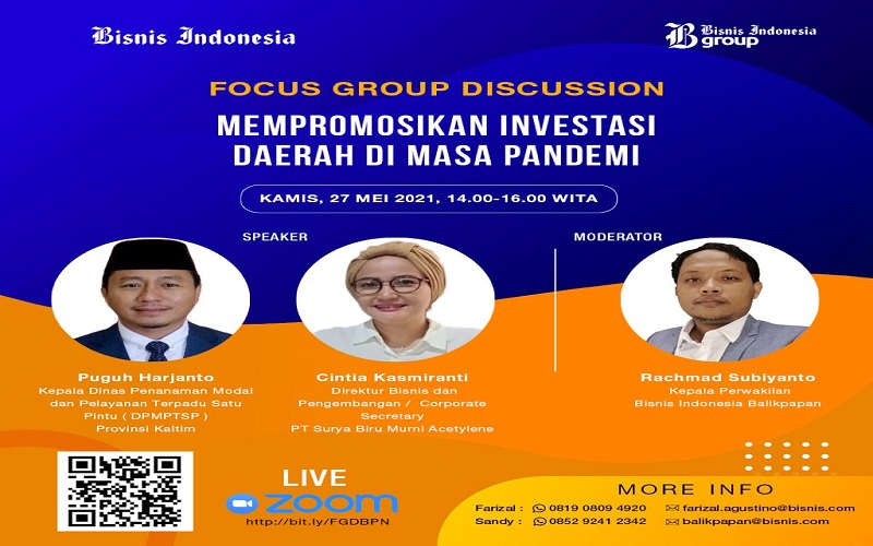  Ini Upaya Kaltim Promosikan Investasi Daerah Saat Pandemi