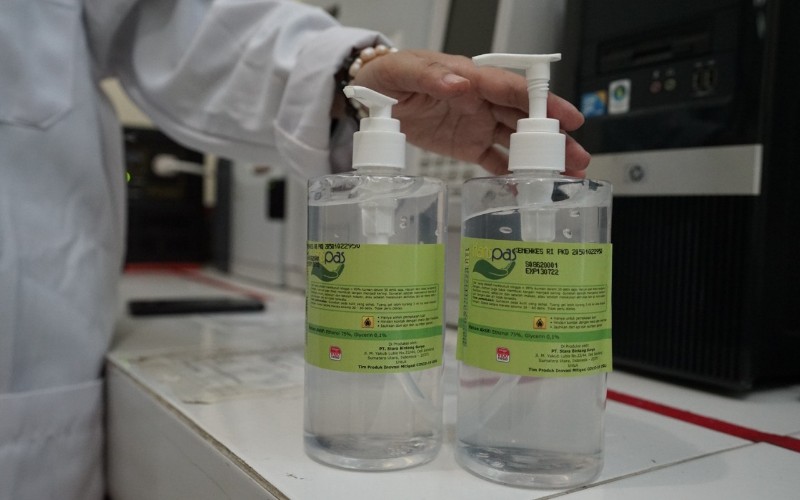  USU Produksi Hand Sanitizer, Diklaim Lebih Stabil dan Efektif