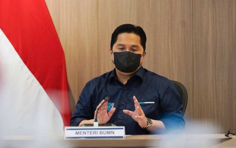  Vaksinasi Dikebut, Erick Thohir Yakin Ekonomi RI Tumbuh 4-5 Persen
