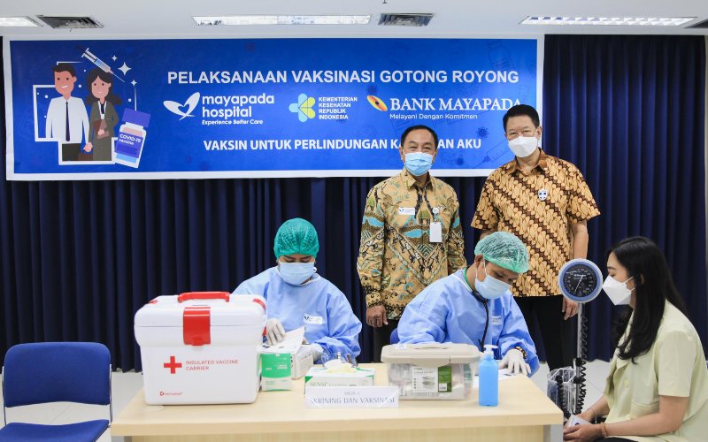  Bank Mayapada (MAYA) Gelar Vaksinasi Gotong Royong untuk Karyawan