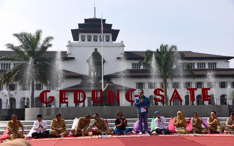  32 ASN Positif Covid-19, Gedung Sate Lockdown Lagi