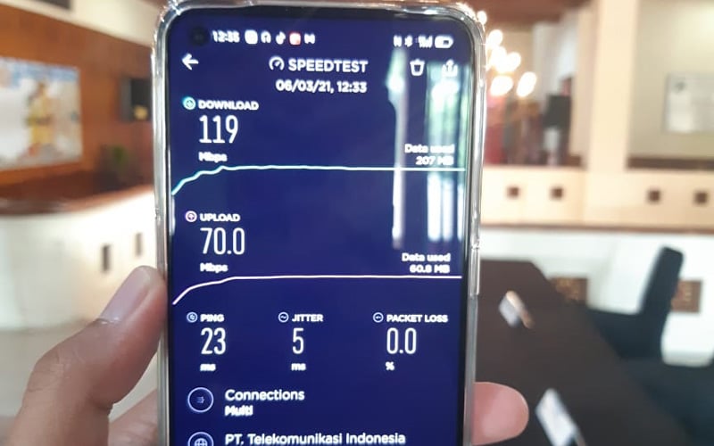  Ini Hasil Uji Kecepatan 5G Telkomsel di Solo