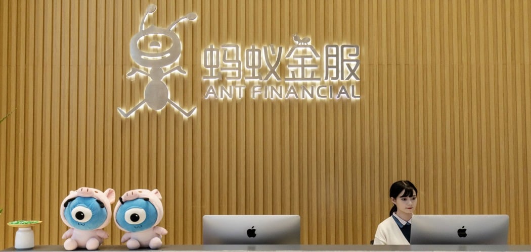 Suasana kantor pusat Ant Financial di Hangzhou, China, Kamis (17/10/2019)./Bloomberg-Qilai Shen