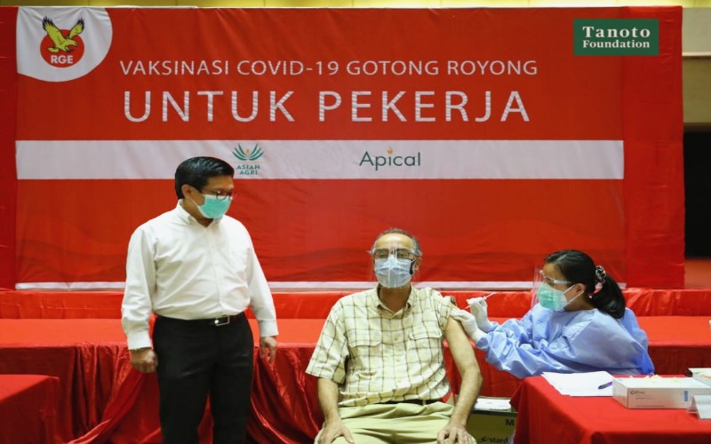  Apical Group Mulai Vaksinasi Karyawan di Indonesia