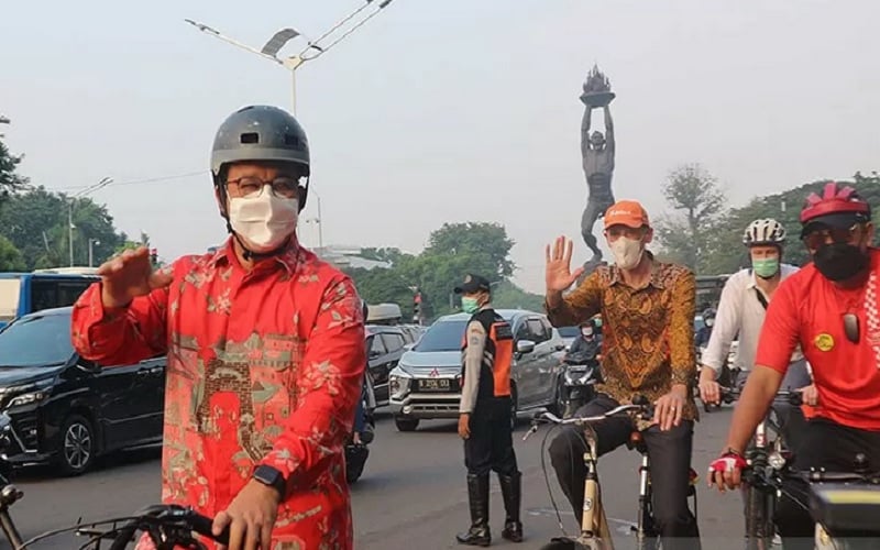  Anies: Jadikan Sepeda Transportasi Bukan Olahraga