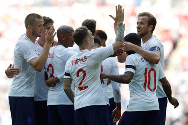 Timnas Inggris menjadi salah satu kandidat juara Euro 2020./Reuters
