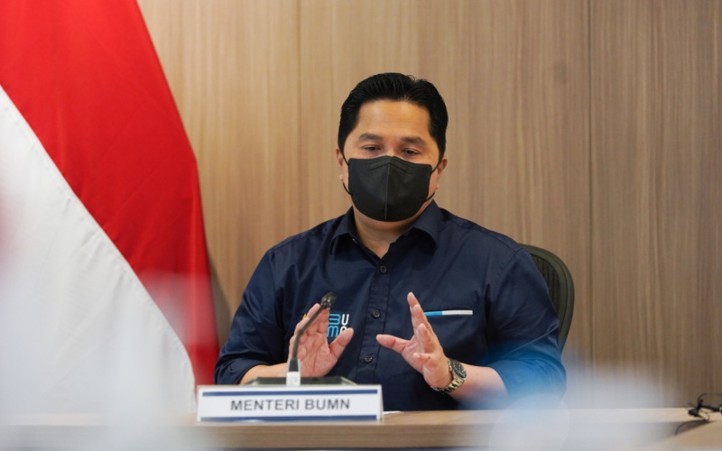 Menteri BUMN Erick Thohir mendukung penuh keputusan PT Garuda Indonesia Tbk. (GIAA) untuk menghentikan kontrak 12 pesawat Bombardier CRJ 1000. Pasalnya, hal tersebut sebagai bagian dari upaya efisiensi di tubuh maskapai nasional tersebut./ Istimewa 
