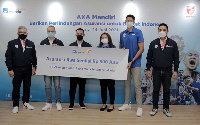  AXA Mandiri Berikan Asuransi Jiwa Kepada Klub IBL