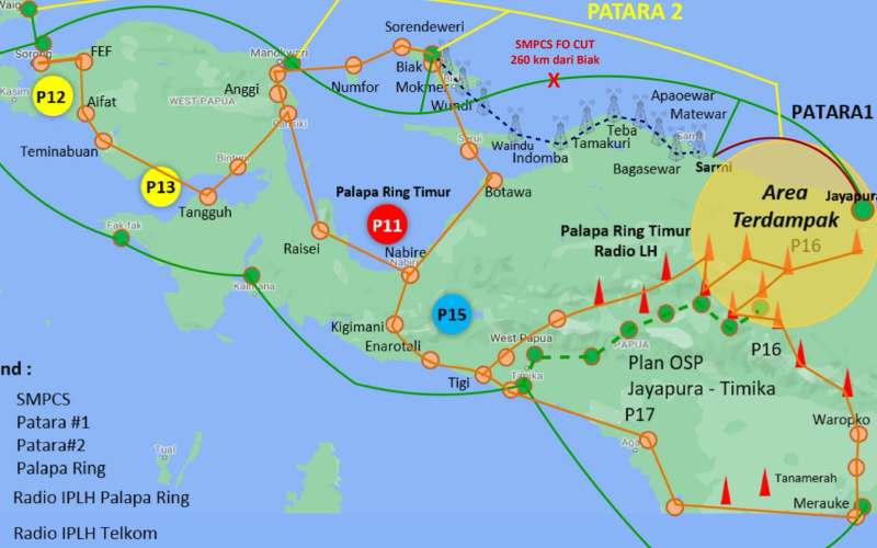  Perkuat Jaringan di Papua, Telkom Kebut Pembangunan SKKL Cadangan