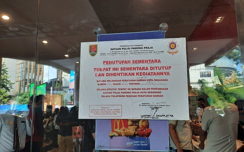  Gerai MCDonald\'s di Semarang Ditutup Sementara Akibat Kerumunan Pembeli